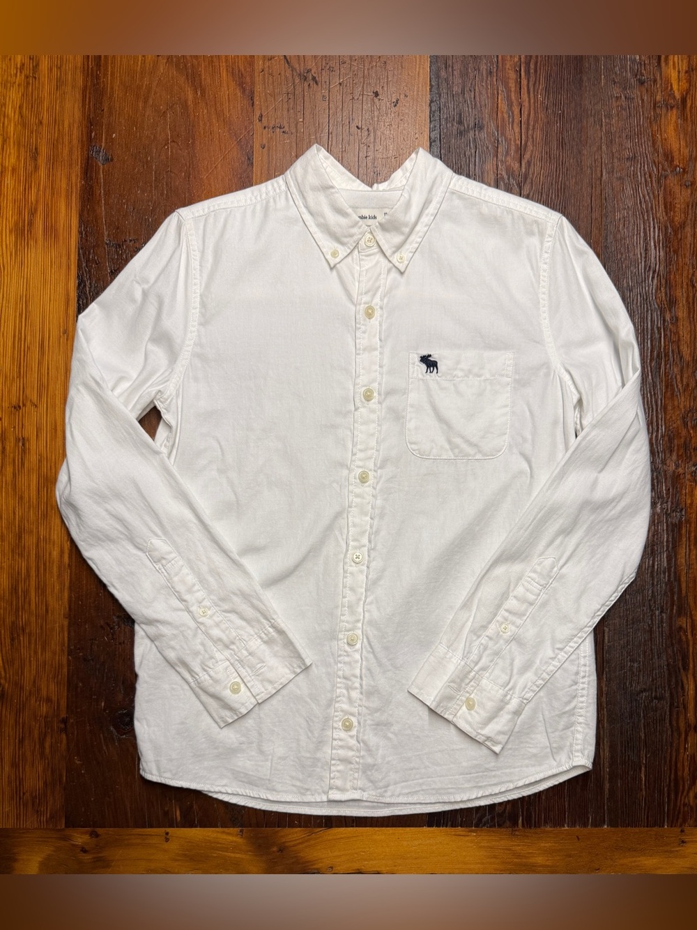 Abercrombie & Fitch cotton button down shirt size 13-14